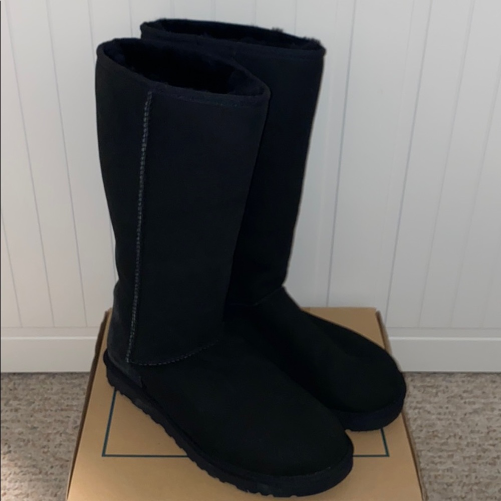 Black, Tall Ugg Boots - Like New!